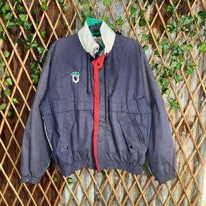 Vintage Y2K Caesars Palace embroider color block 90s jacket